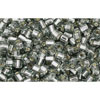 cc29b - toho hexagon perlen 2.2mm silver lined grey (10g)
