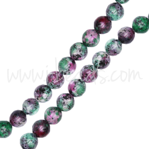 Kaufen Sie Perlen in Deutschland China ruby zoisite Perlen rund 6mm (1)