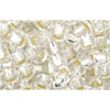Kaufen Sie Perlen in Deutschland Cc21 - Toho rocailles perlen 6/0 silver lined crystal (250g)