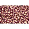 cc203 - Toho rocailles perlen 11/0 gold lustered light amethyst (10g)