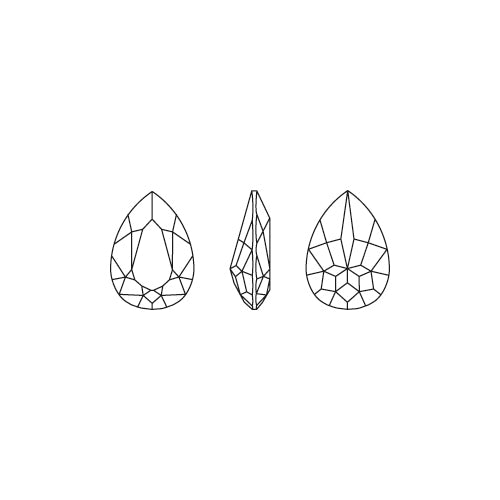 Swarovski 4320 birne jet 18x13mm (1)