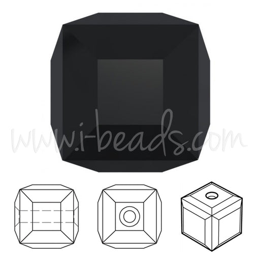 Kaufen Sie Perlen in Deutschland Swarovski perlen würfel jet 8mm (2)