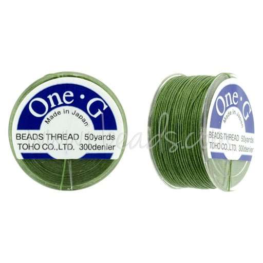 Toho One-G Perlenfaden Green 45m (1)