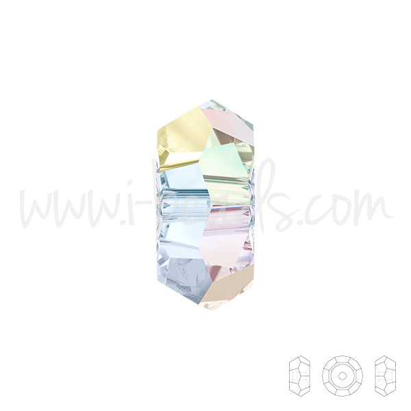 Swarovski scheibe crystal ab 6mm (4)