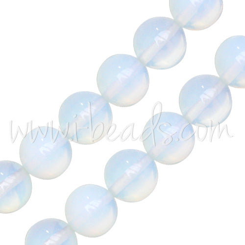 Kaufen Sie Perlen in Deutschland Opalite  Runde Perlen 12mm am Strang (1)