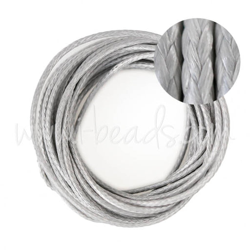 Snake Satinschnur Grau 1mm (5m)