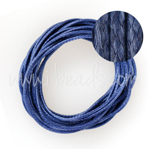 Snake Satinschnur Marineblau 1mm (5m)