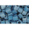 cc511f - Toho cube perlen 4mm higher metallic frosted mediterranean blue (10g)
