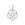 Perlen Einzelhandel Anhänger mit Blume des Lebens in Edelstahl  13mm (1)