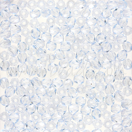 Kaufen Sie Perlen in Deutschland Glasschliffperlen light sapphire 3mm (50)