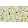 Kaufen Sie Perlen in Deutschland cc122 - Toho cube perlen 1.5mm opaque lustered navajo white (10g)