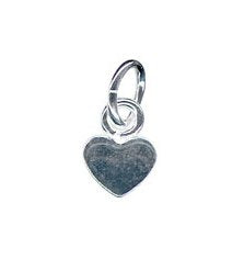 Kaufen Sie Perlen in Deutschland Flaches Herz mit Ring Oval silber 925  4mm (1)