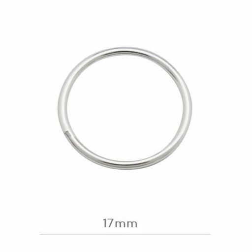 Kaufen Sie Perlen in Deutschland Verbindungsring Sterling Silber 925 17x1mm (1)