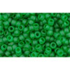 cc7bf - Toho rocailles perlen 11/0 transparent frosted grass green (10g)