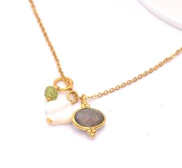 Idea: Halbedelsteinkette und Anhänger