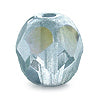 Glasschliffperlen luster transparent blue 6mm (50)