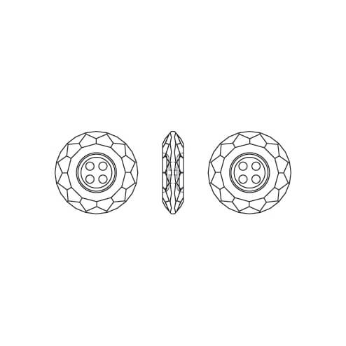 Swarovski 3008 Knopf crystal 14mm (1)