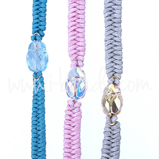 DIY Serpentin Armband-Trio Skarabäus