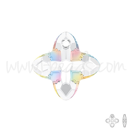 Kaufen Sie Perlen in Deutschland Swarovski 6868 Cross Tribe Anhänger crystal AB Z 14mm (1)