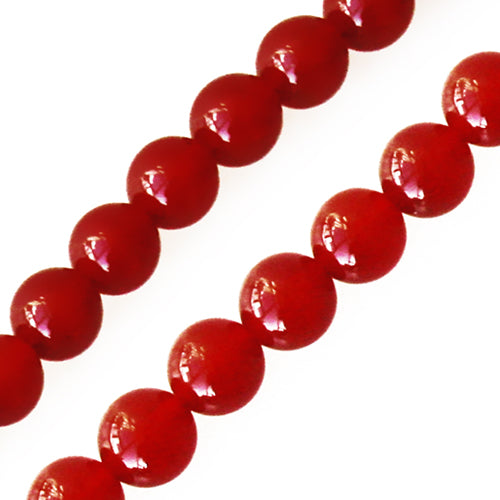 Kaufen Sie Perlen in Deutschland Red orange achat runder perlenstrang 8mm (1)