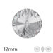 Czech Crystal Rivoli Round Button 12mm (1)